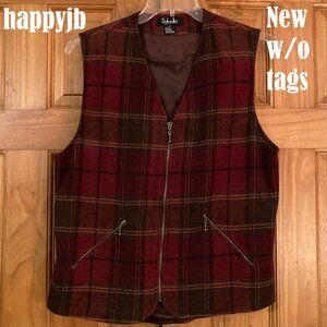 NWOT Vintage Rafaella Lined Lightweight 50% Wool Vest Size M